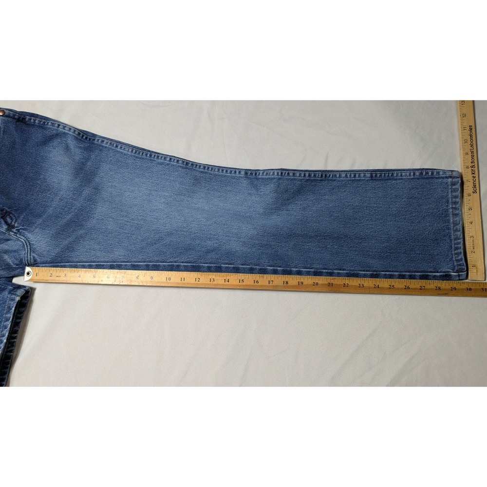 WRANGLER‎ COWBOY CUT Men 32X30 Denim Blue Jeans 936DSD - Picture 10 of 16